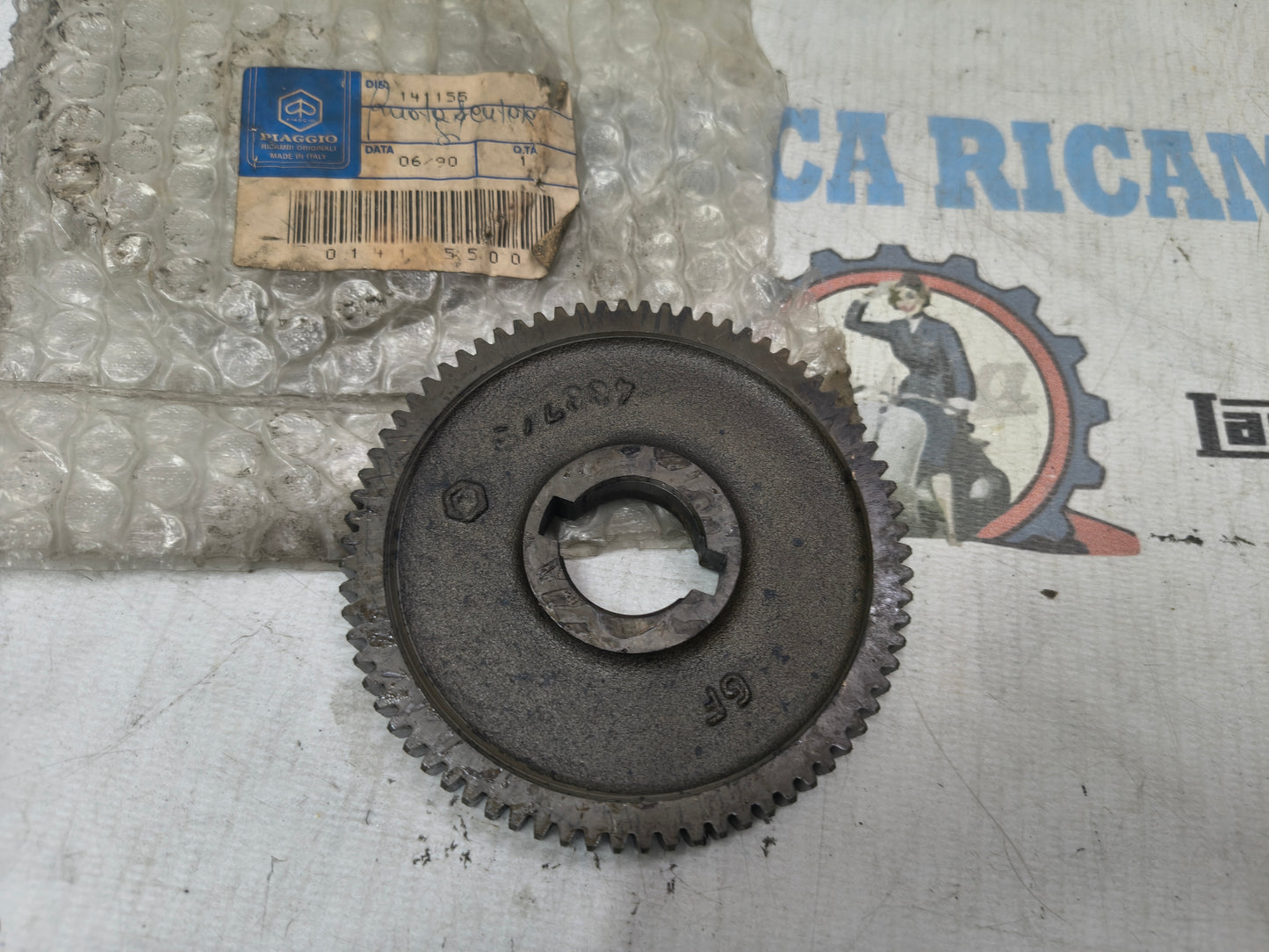 INGRANAGGIO RUOTA DENTATA PIAGGIO CIAO BRAVO BOXER SI Z48 CODICE 141155