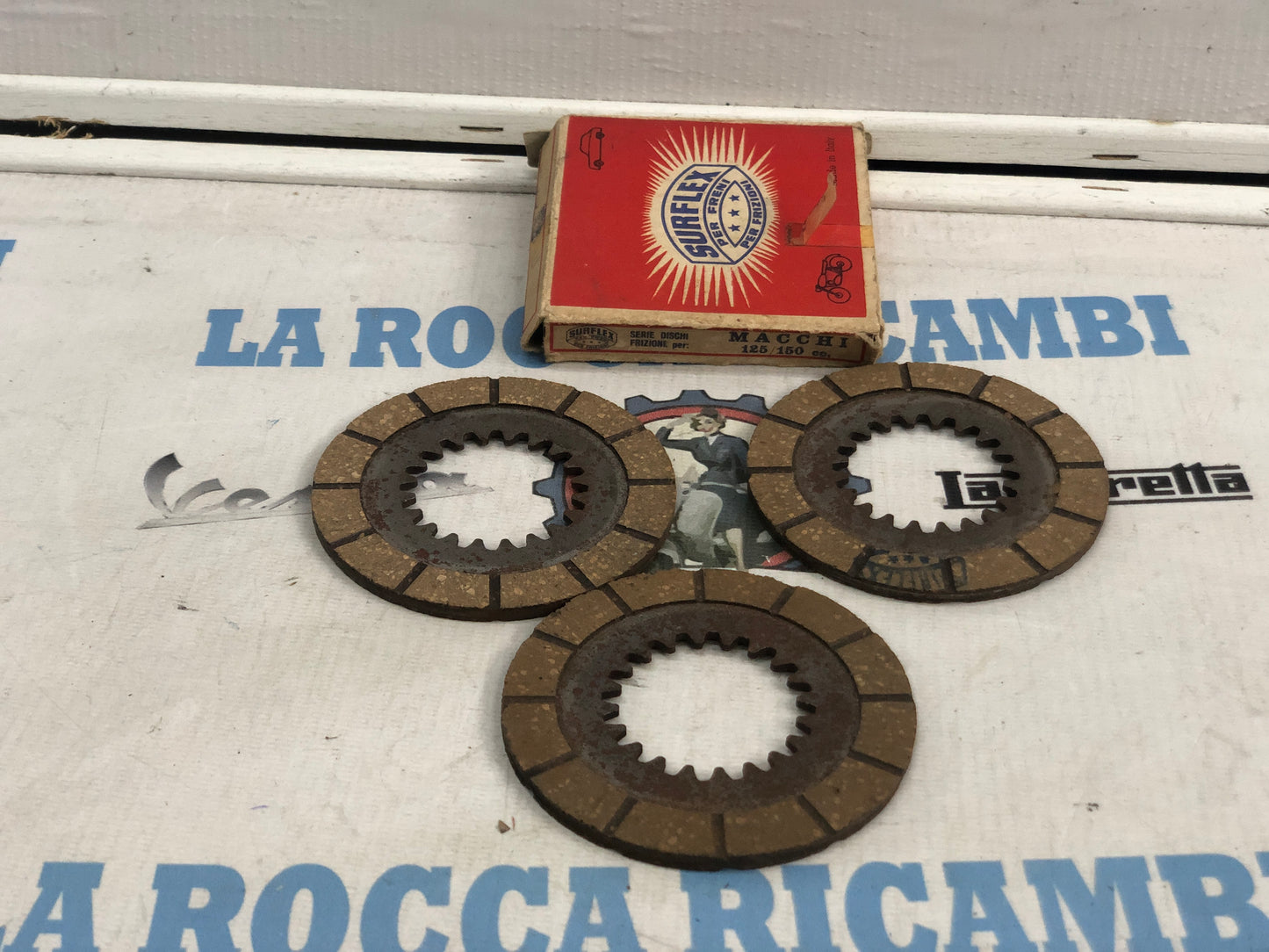 Dischi Frizione MACCHI 125 / 150 Serie 3 Dischi - SURFLEX