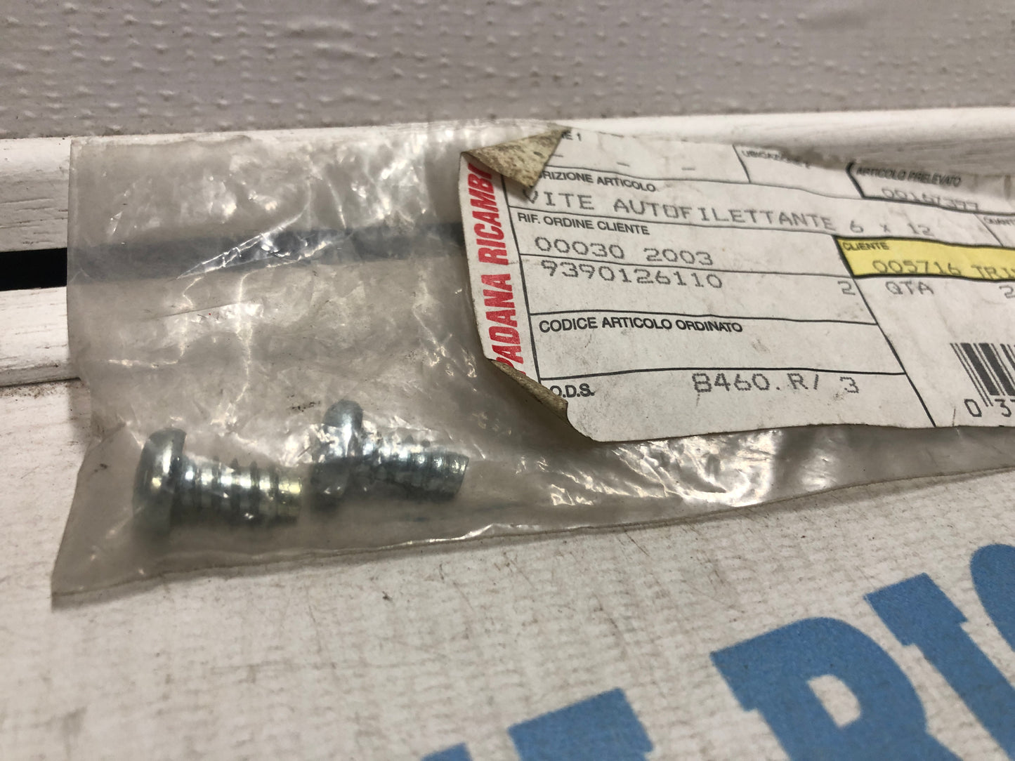 Vite autofilettante 6 x 12 (Coppia 2pz) KYMCO - 00167399