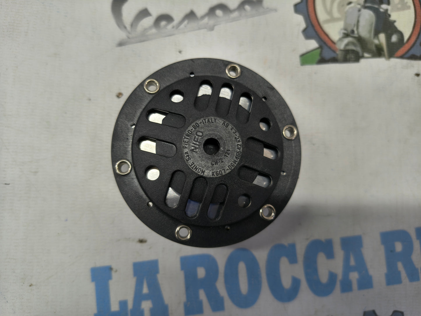 CLACSON NERO PER CICLOMOTORE PIAGGIO ECC D'EPOCA 6 V. NIFO k507-DGM 46542 KC