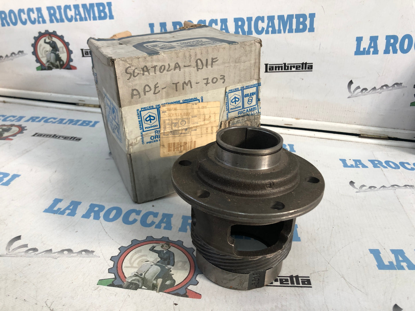Scatola Differenziale Piaggio Ape Tm P703 - Ape Car Af4t - Ape Calessino 288730