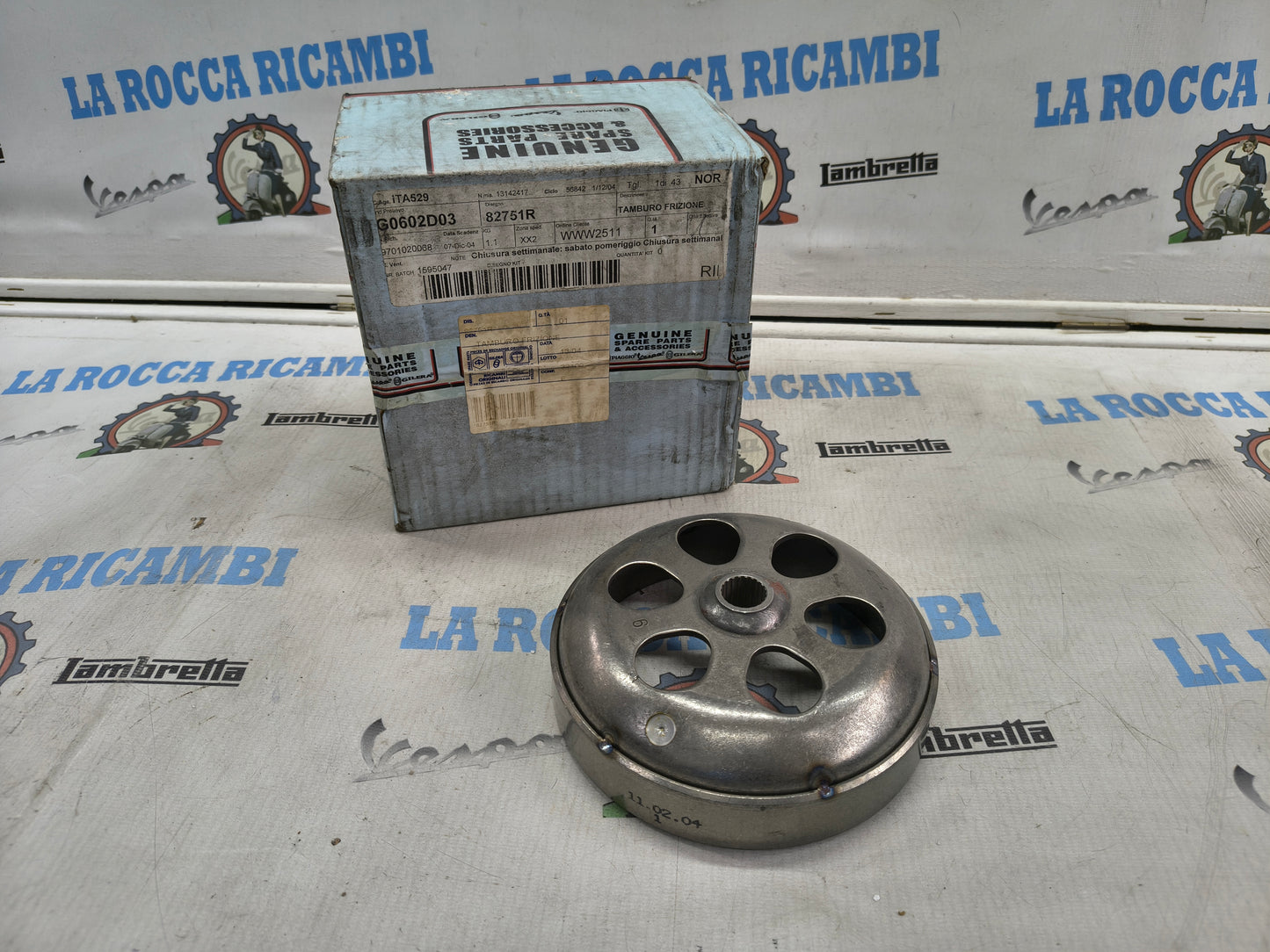 CAMPANA FRIZIONE PIAGGIO X9 125 2001-2002 100260191 (R.O.: 82517R, 82751R, 84404
