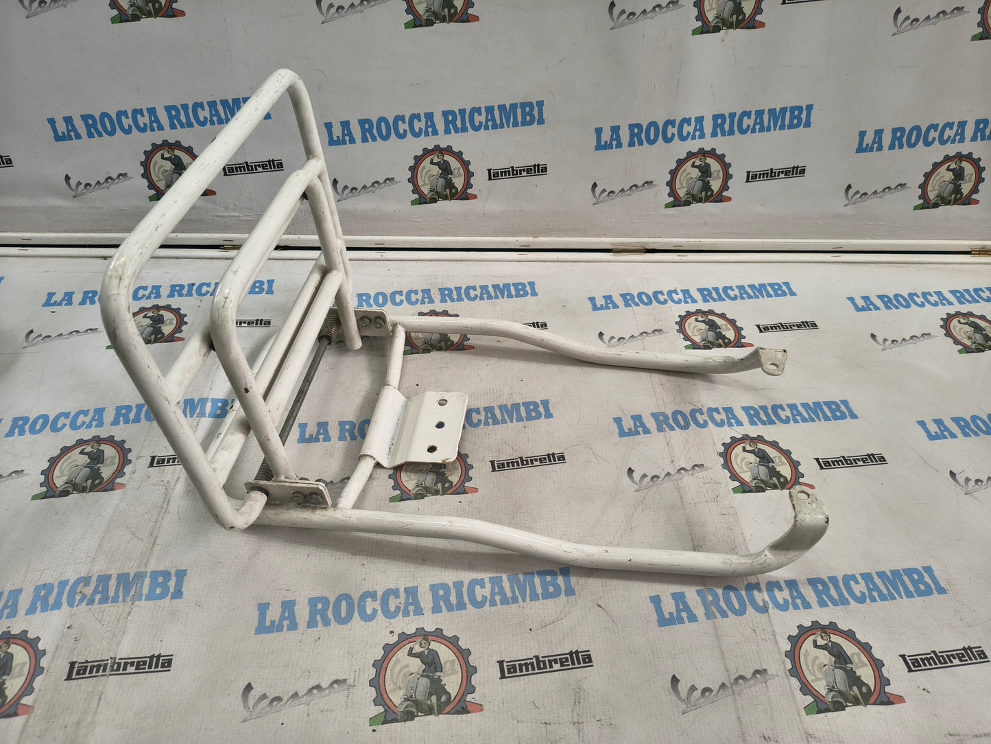 Portapacchi posteriore con schienale Bianco Vespa PK XL