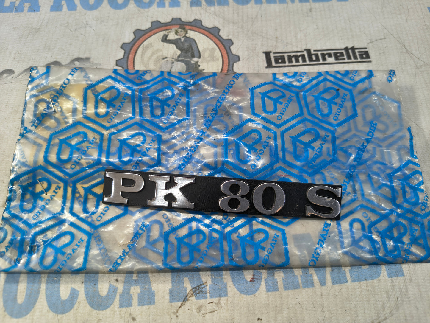 Scritta Targhetta "PK 80 S" Vespa PK 80 S Originale 195632
