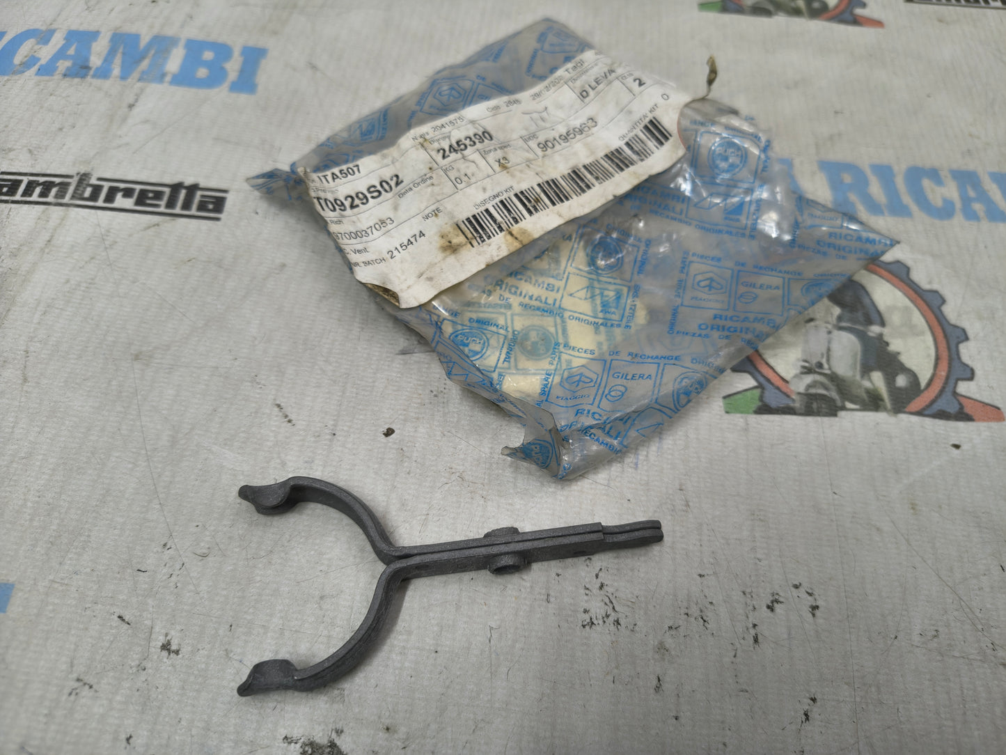 LEVA MOTORINO AVVIAMENTO STARTER ORIGINALE PIAGGIO APE DIESEL 245390