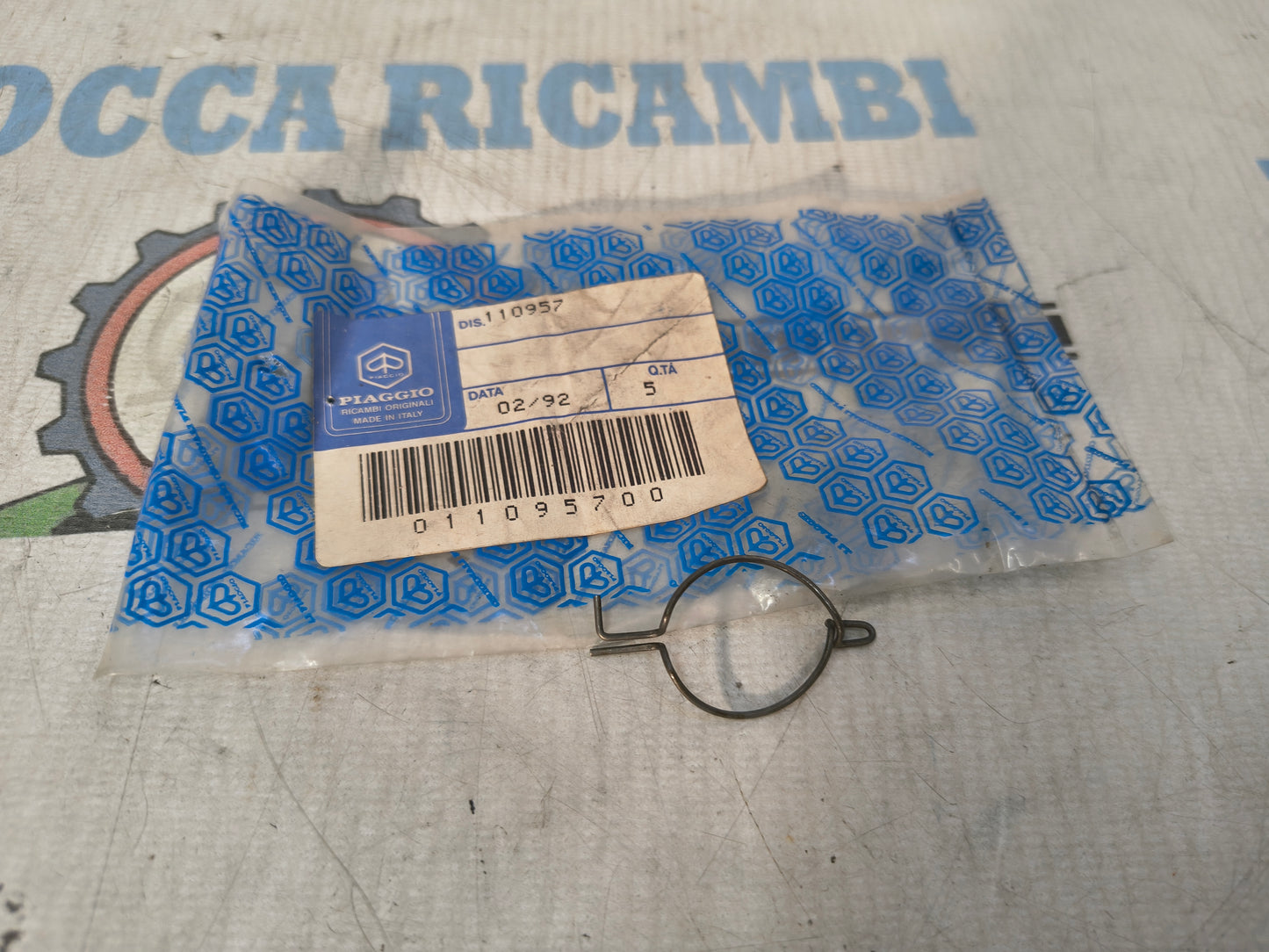 ANELLO ELASTICO x PIATTELLO FRIZIONE APE MP P501 P601 1978 -1996 / 110957