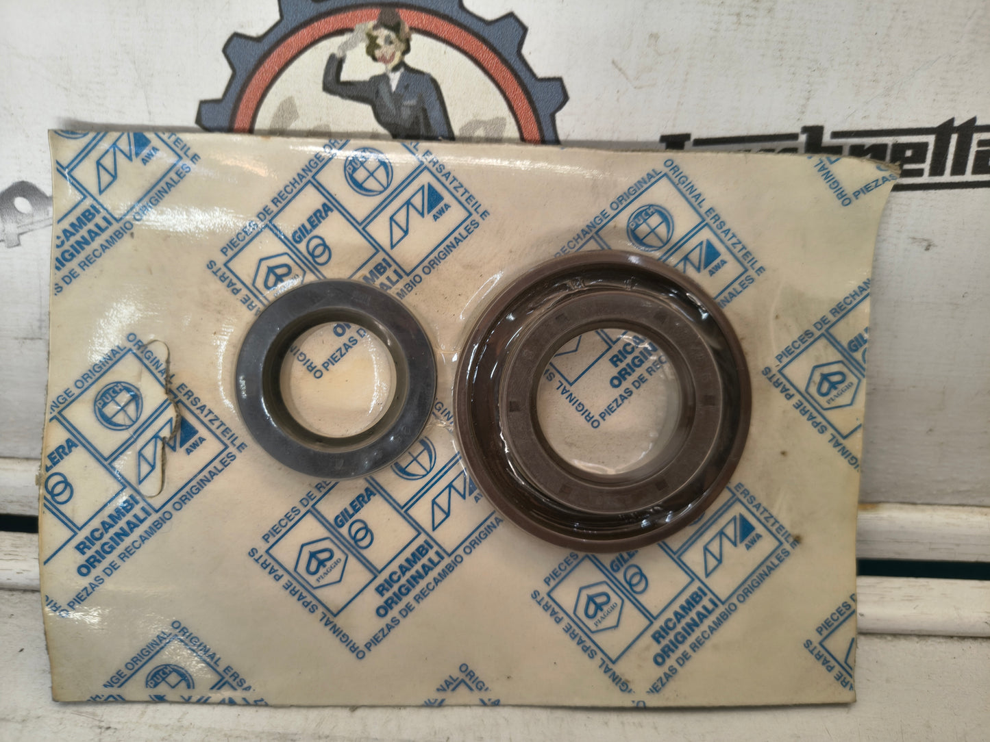 KIT PARAOLI MOTORE PER PIAGGIO APE P501 ULTIMA SERIE DAL 1982 IN POI 154824