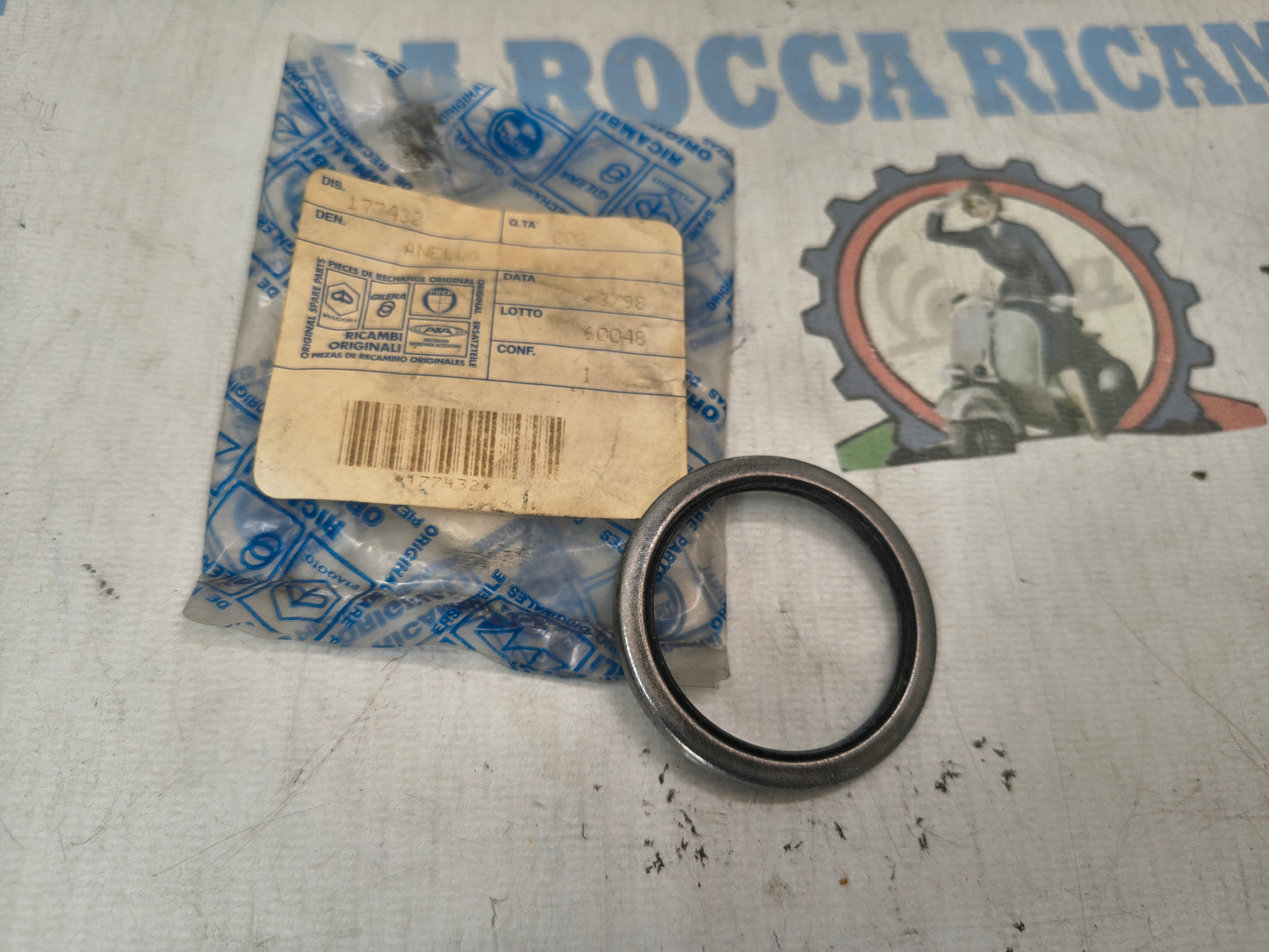 PARAOLIO RUOTA POSTERIORE ORIGINALE PIAGGIO APE TM CAR MAX POKER 177432