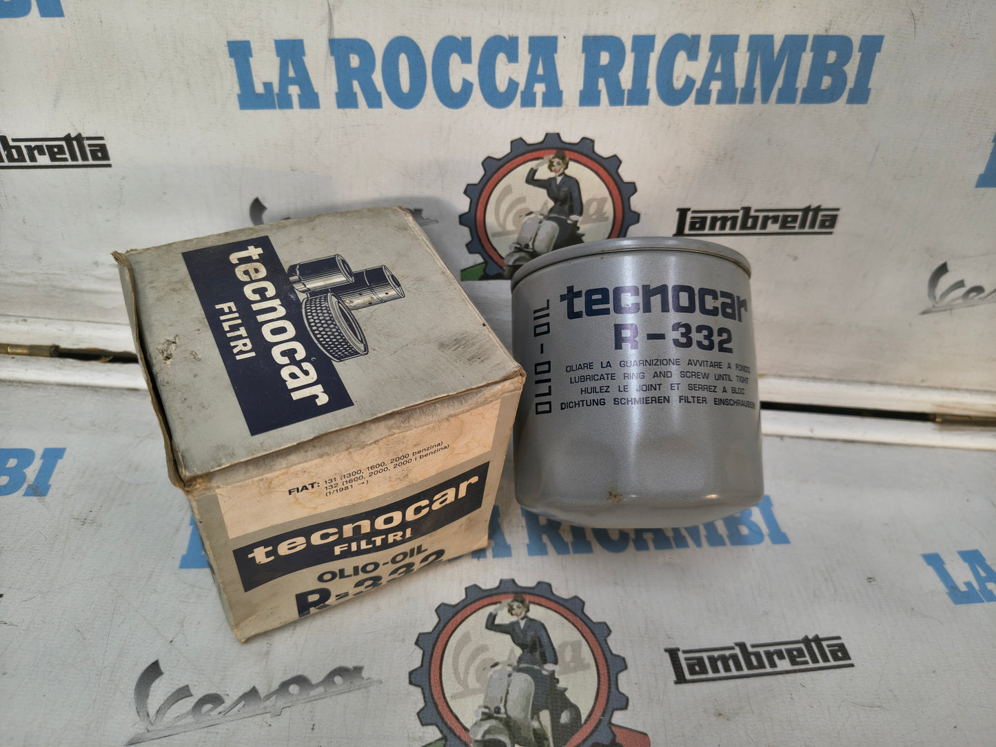 Filtro olio Tecnocar R332 Fiat 131, 132, Argenta, Regata, Campagnola
