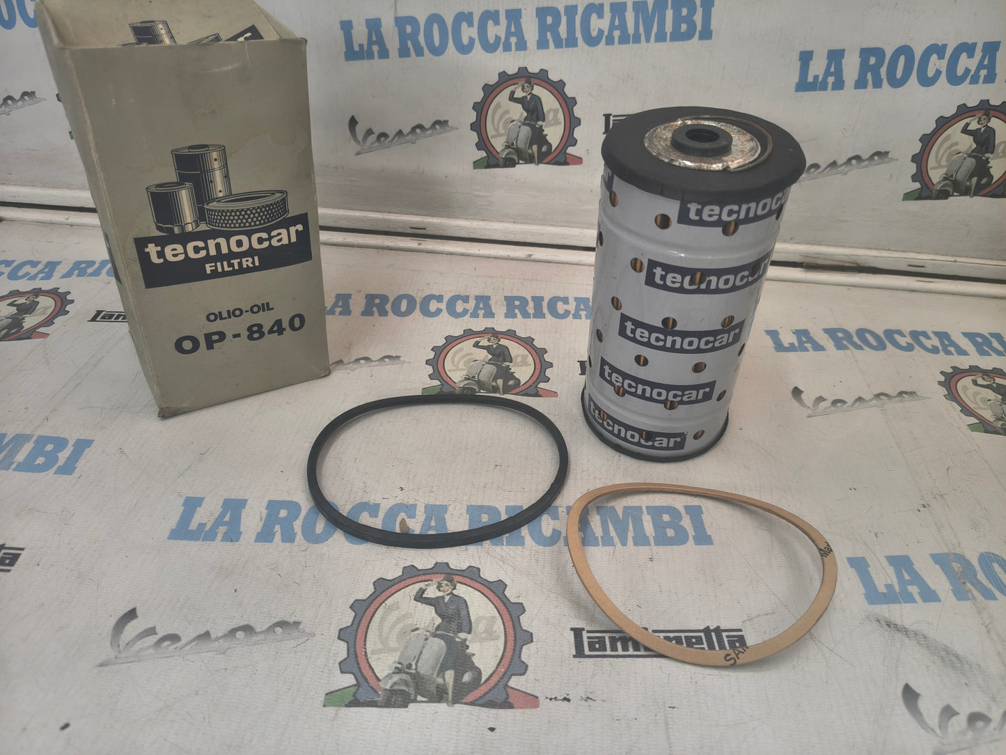 FILTRO OLIO TECNOCAR OP 840 FIAT OM OM CARRELLI
