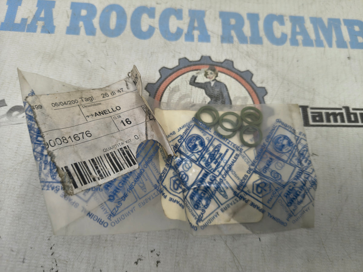 ANELLI TENUTA TUBO MANDATA INIETTORI ORIGINALE PER PIAGGIO PORTER QUARGO 493016