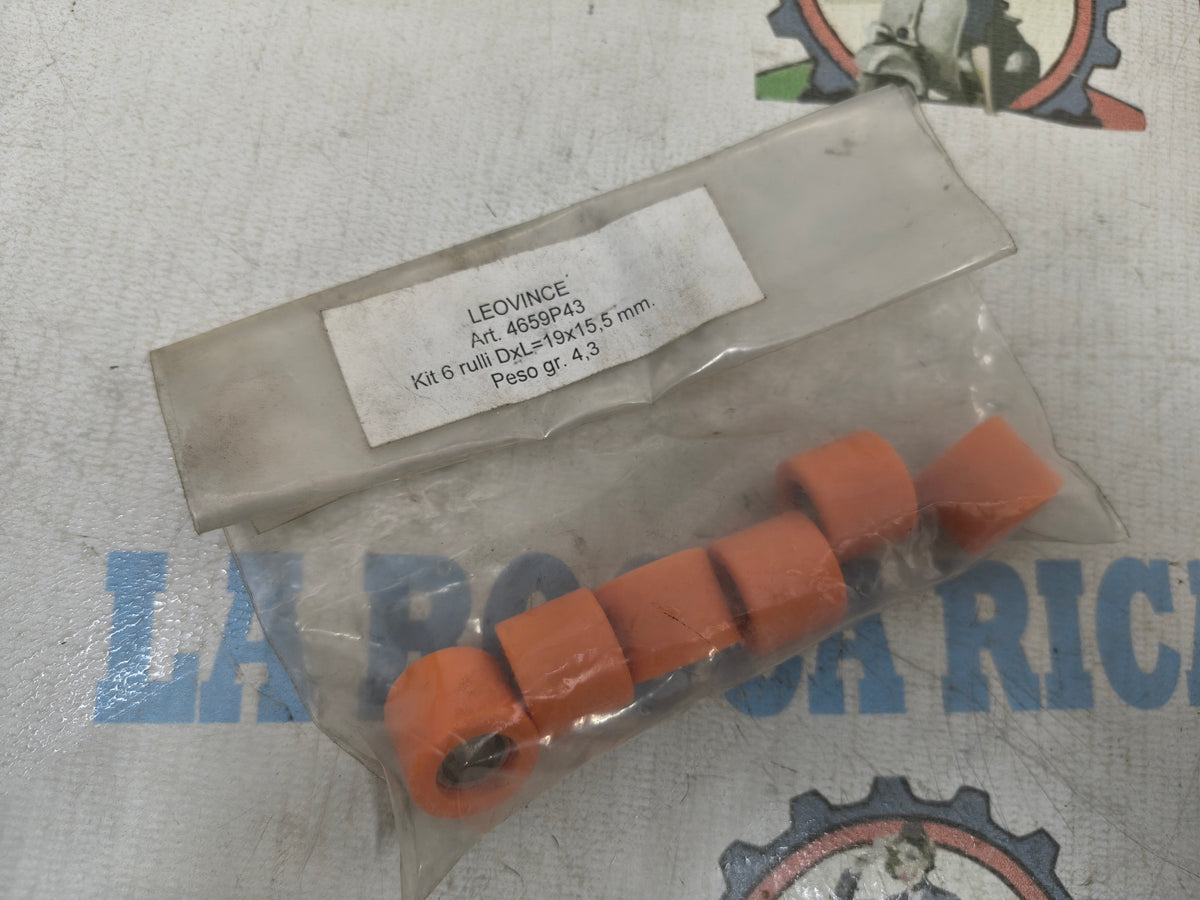 Rulli Variatore LeoVince Ø19x15,5 gr.4,3 Scooter Piaggio e Gilera 1997 4659P43