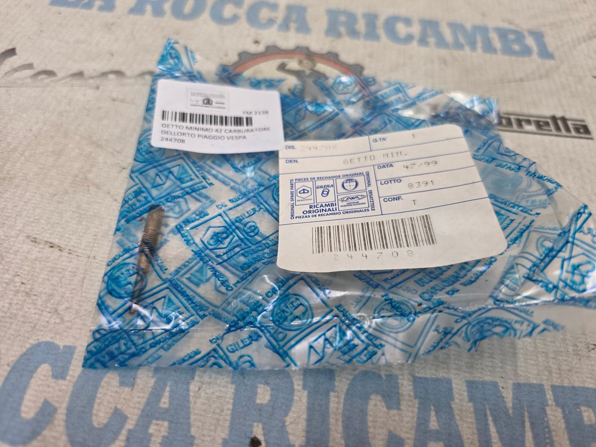 GETTO MINIMO 42 CARBURATORE DELLORTO PIAGGIO VESPA 244708