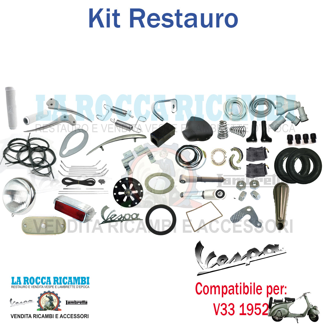 Kit Restauro Vespa V 33 1952 Telaio Fino Al 251820