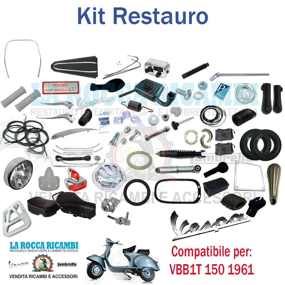 Kit Restauro Vespa 150 VBB1 1961 CON KIT SELLE Telaio Dal 1001 Al 146000
