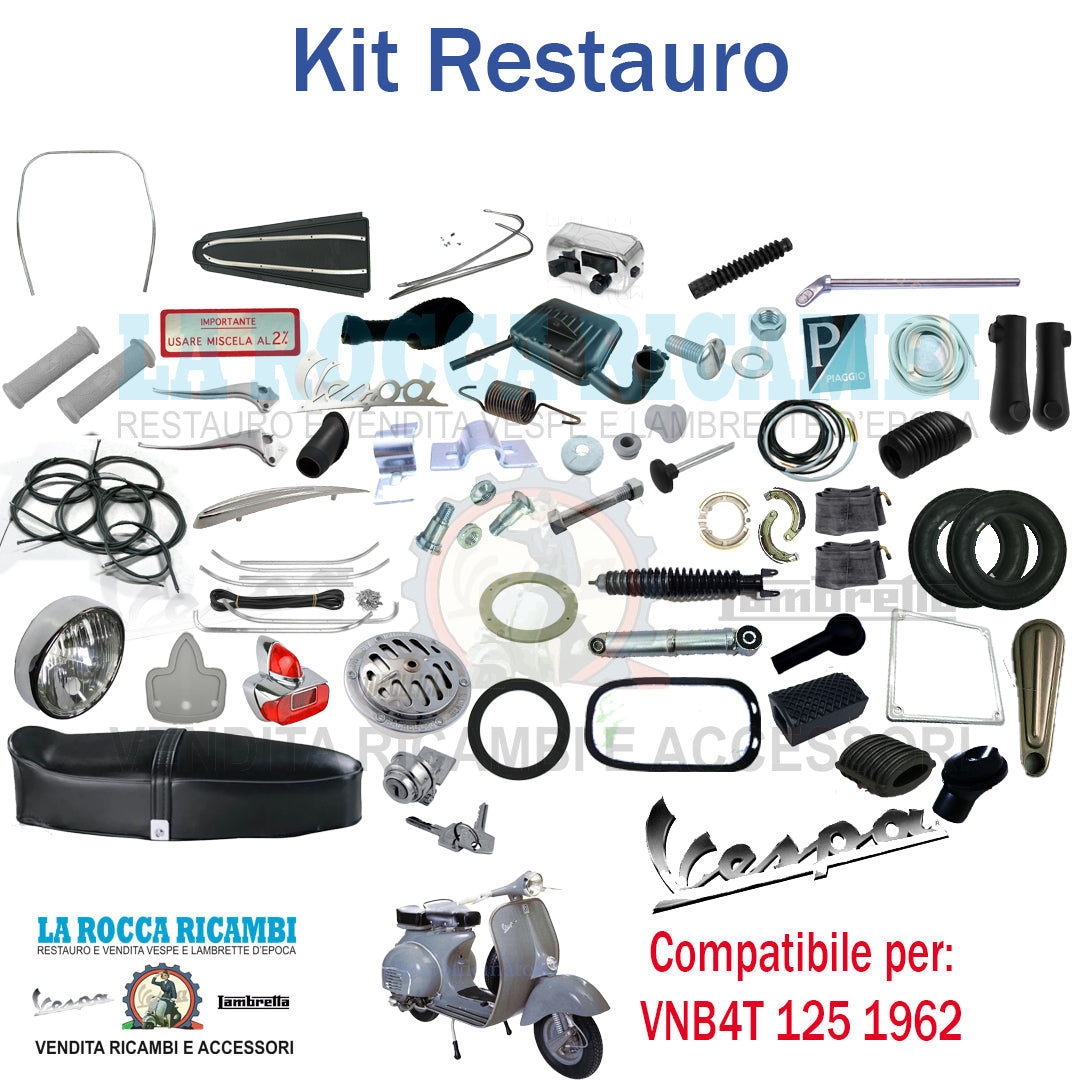 Kit Restauro Vespa 125 1962 VNB4T CON SELLA LUNGA Telaio Dal 0903396 Al 0136485