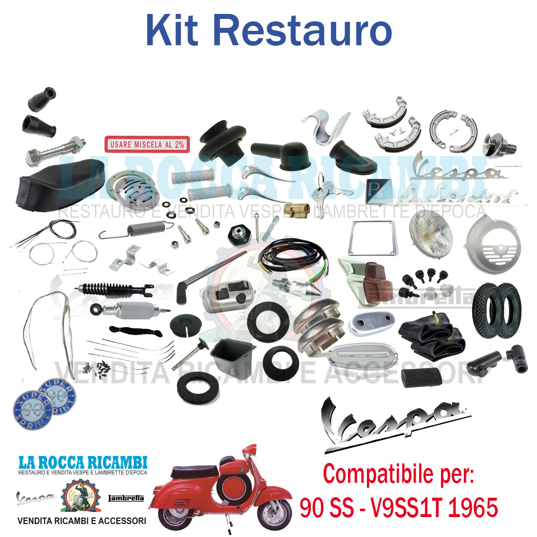 Kit Restauro Vespa 90 SS Super Sprint 1965 V9SS1T Telaio 1001 Al 4544