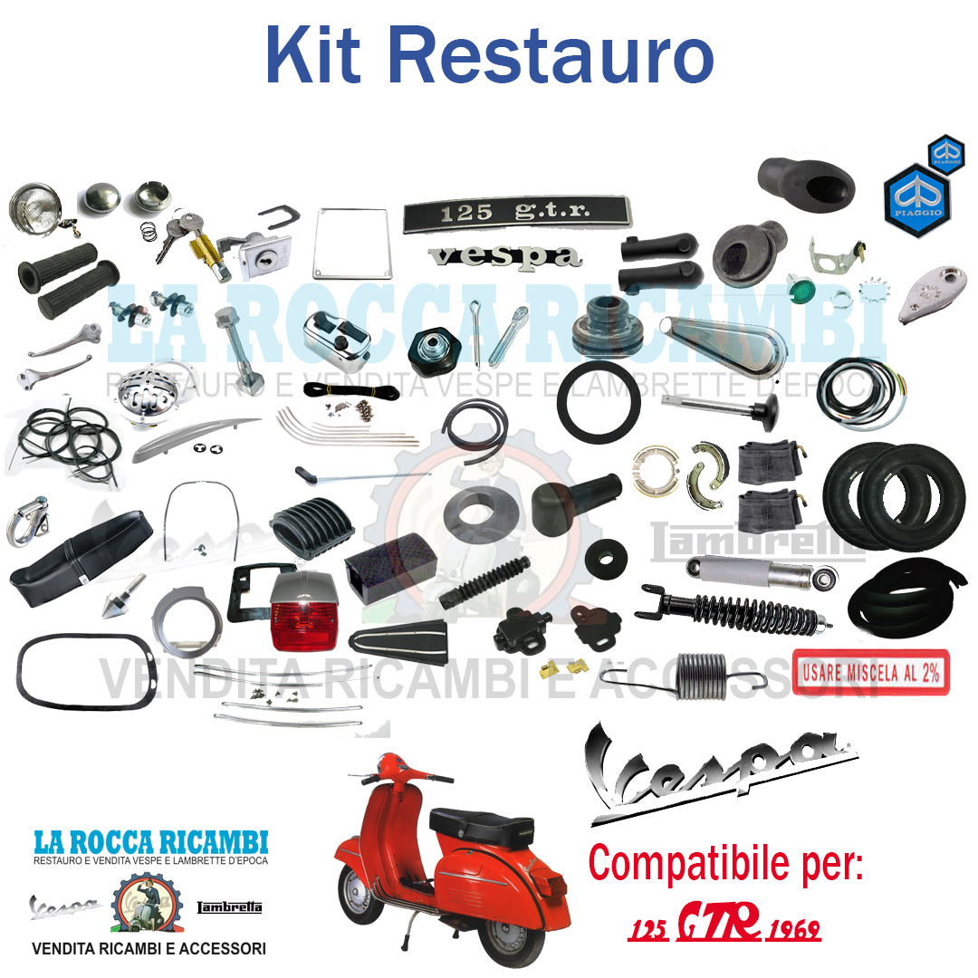 Kit Restauro Vespa 125 GTR 1969 VNL2T Telaio Dal 100001 Al 151788 (Seconda Versione)