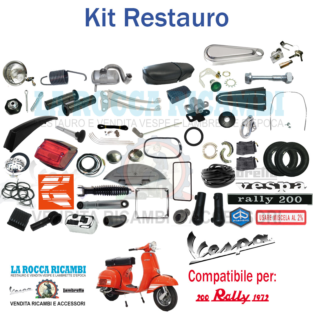Kit Restauro Vespa Rally 200 1972 VSE1T Telaio Dal 001001 Al 0042275