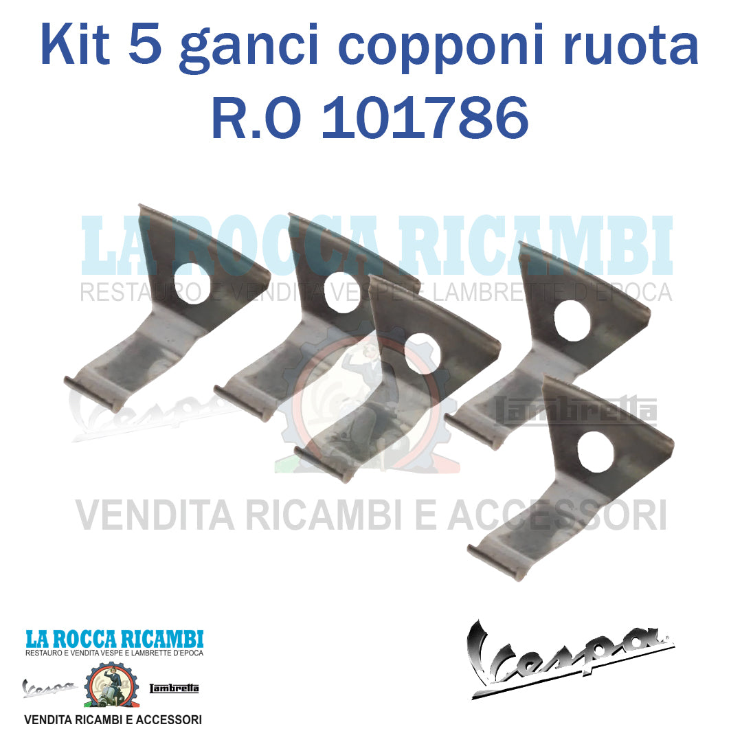 Kit ganci copricerchi Vespa HP / V - COSA - T5 R.O 101786