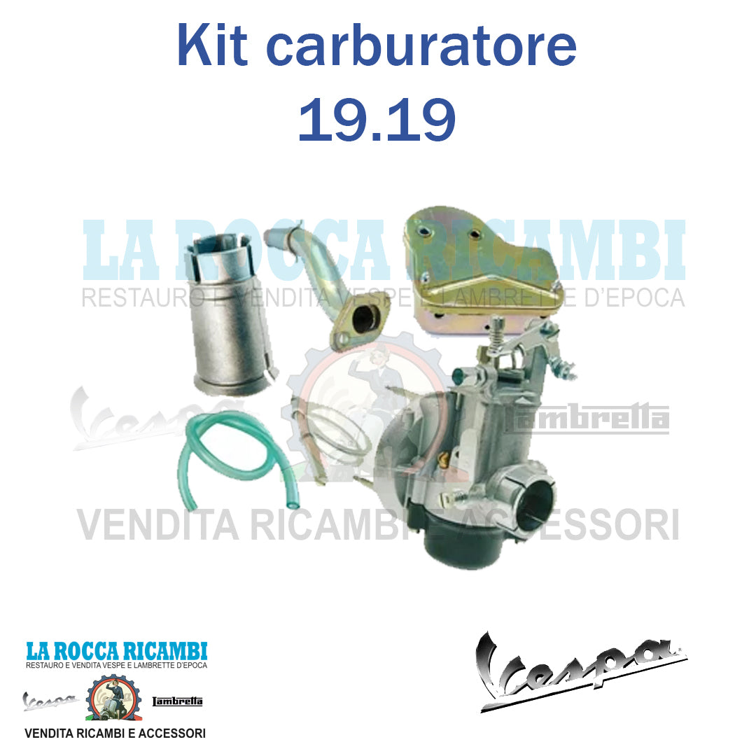 KIT CARBURATORE 19.19 VESPA 50 SPECIAL / L N R - PRIMAVERA / ET3
