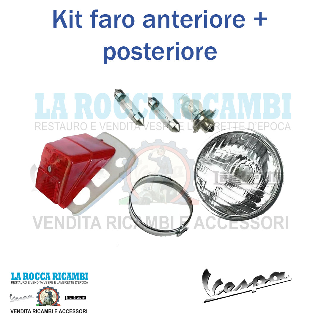 Kit Faro anteriore + fanalino posteriore Vespa 50 L / R