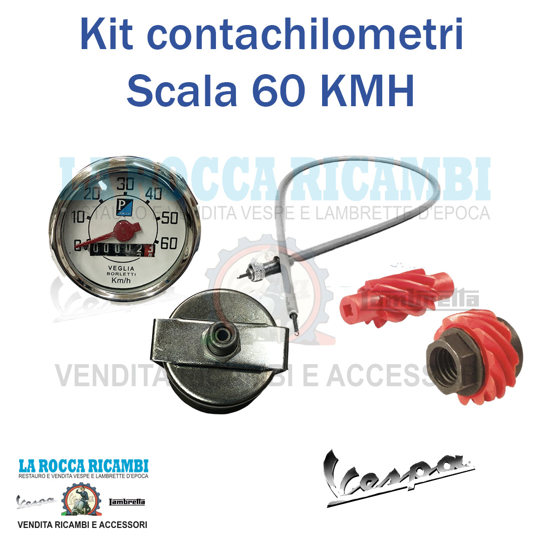 Kit Contachilometri Scala 60 KMH Vespa 50 N/L/R