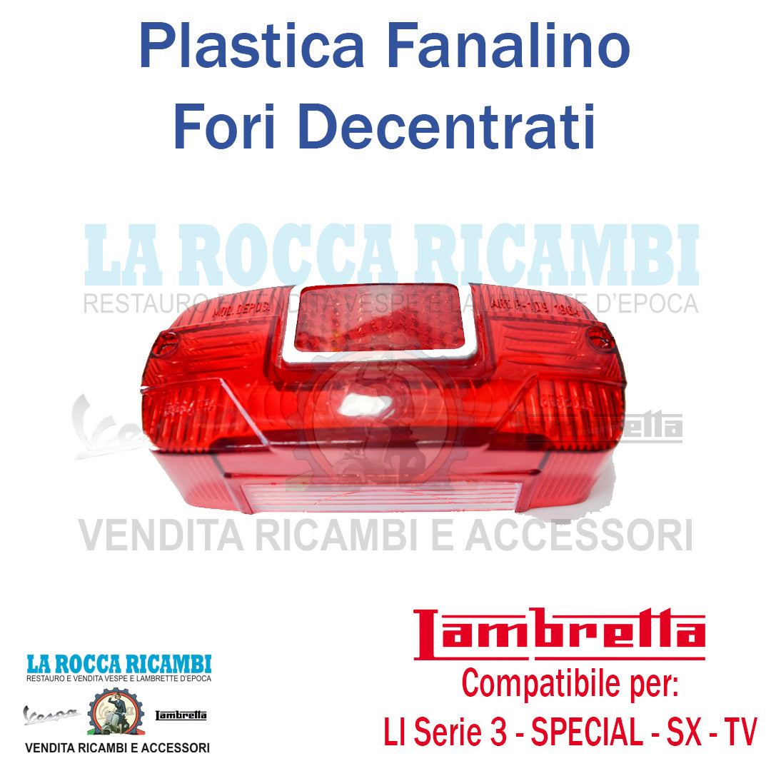 Plastica Gemma Fanalino Posteriore Lambretta LI - TV - SX - SPECIAL Serie 3