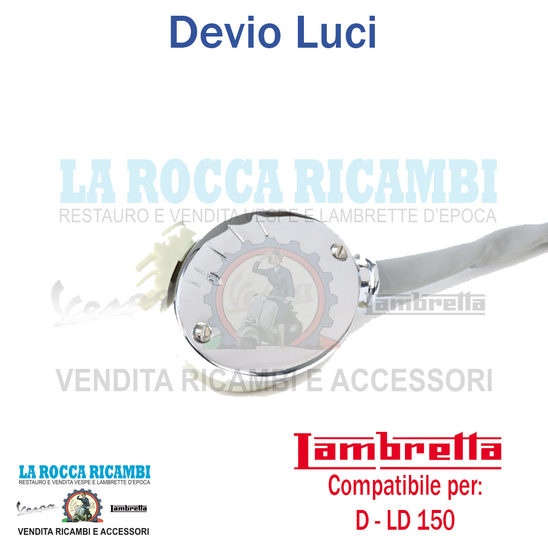 Interruttore / Commutatore Devio Luci Lambretta D 150