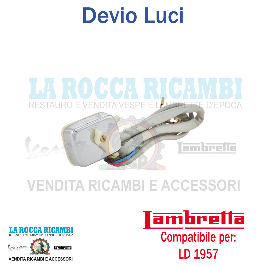 Interruttore / Commutatore Devio Luci Lambretta LD 1957