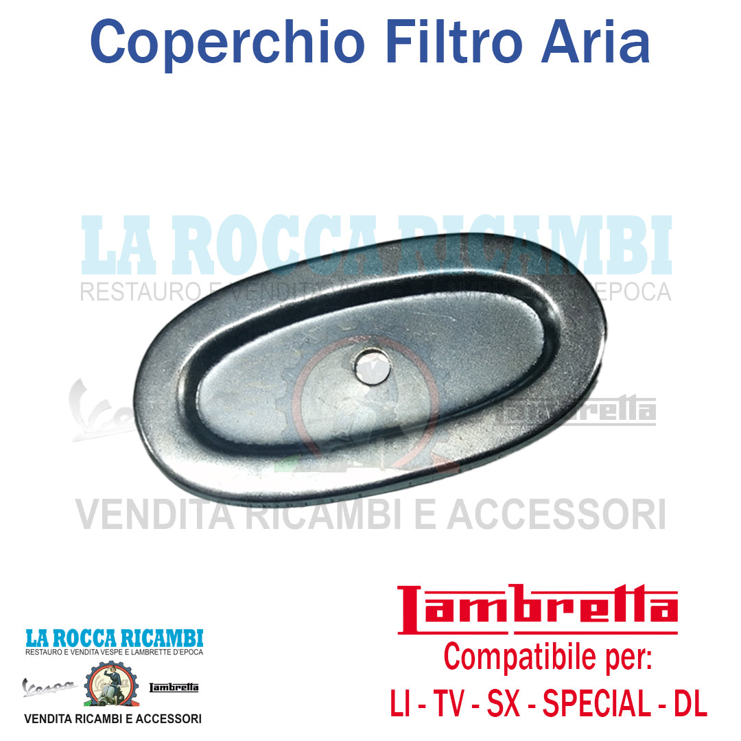 Coperchio fondello filtro aria Lambretta LI - TV - SX - SPECIAL - DL