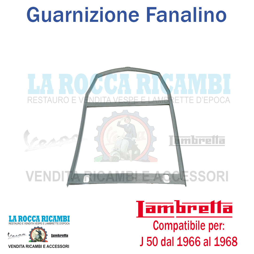 Guarnizione Fusione supporto fanalino posteriore Lambretta J 50 Dal 1966 Al 1968