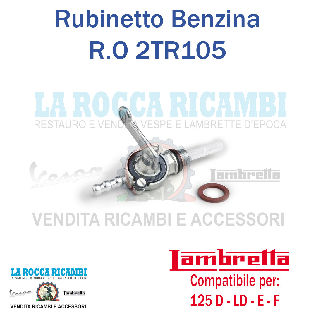 Rubinetto Benzina Lambretta 125 D - LD - E - F Dal 1951 Al 1956