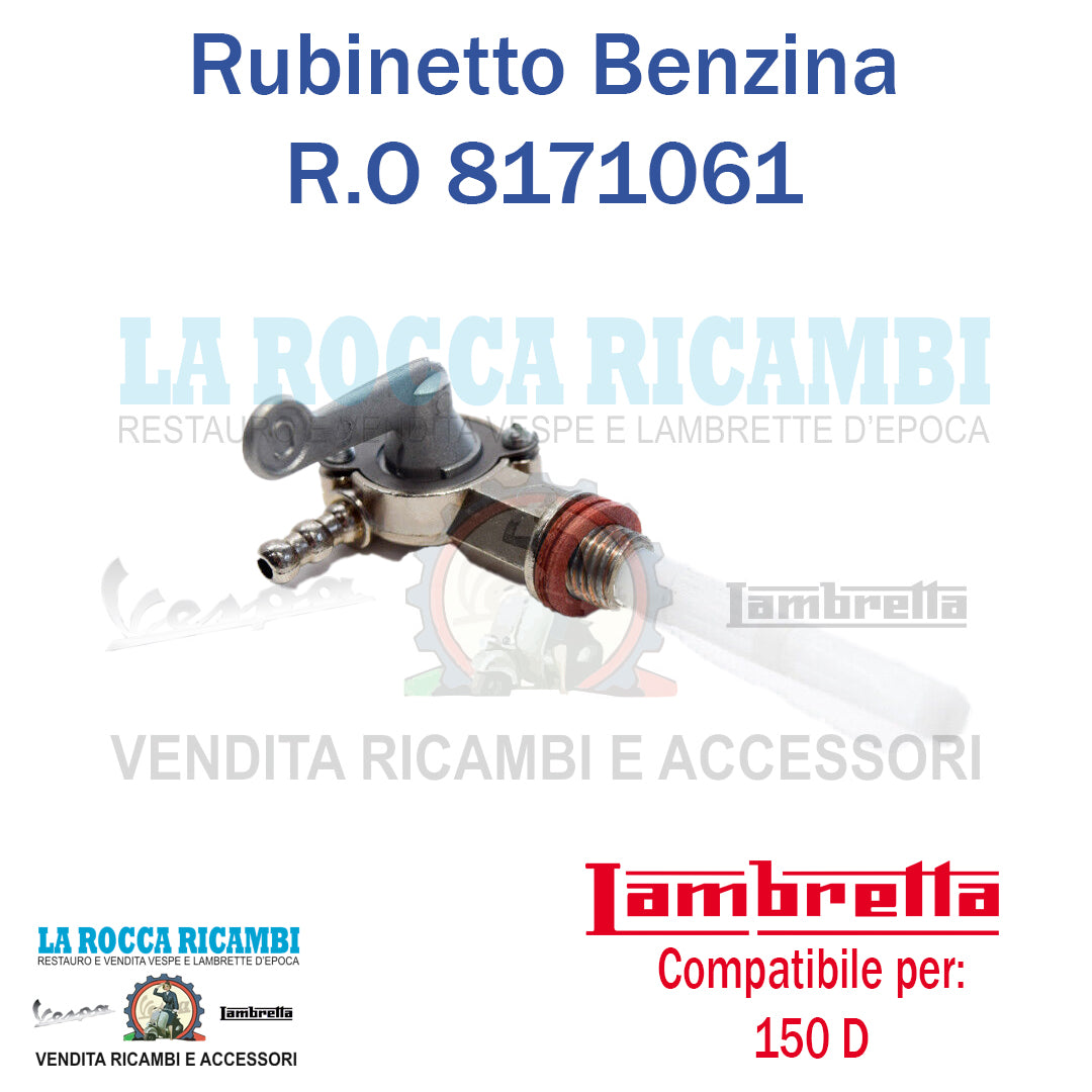 Rubinetto Benzina Lambretta D 150 Dal 1954 AL 1956