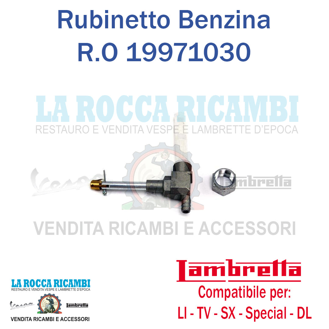 Rubinetto Benzina Lambretta LI - SX - TV - SPECIAL - DL Dal 1957 Al 1970