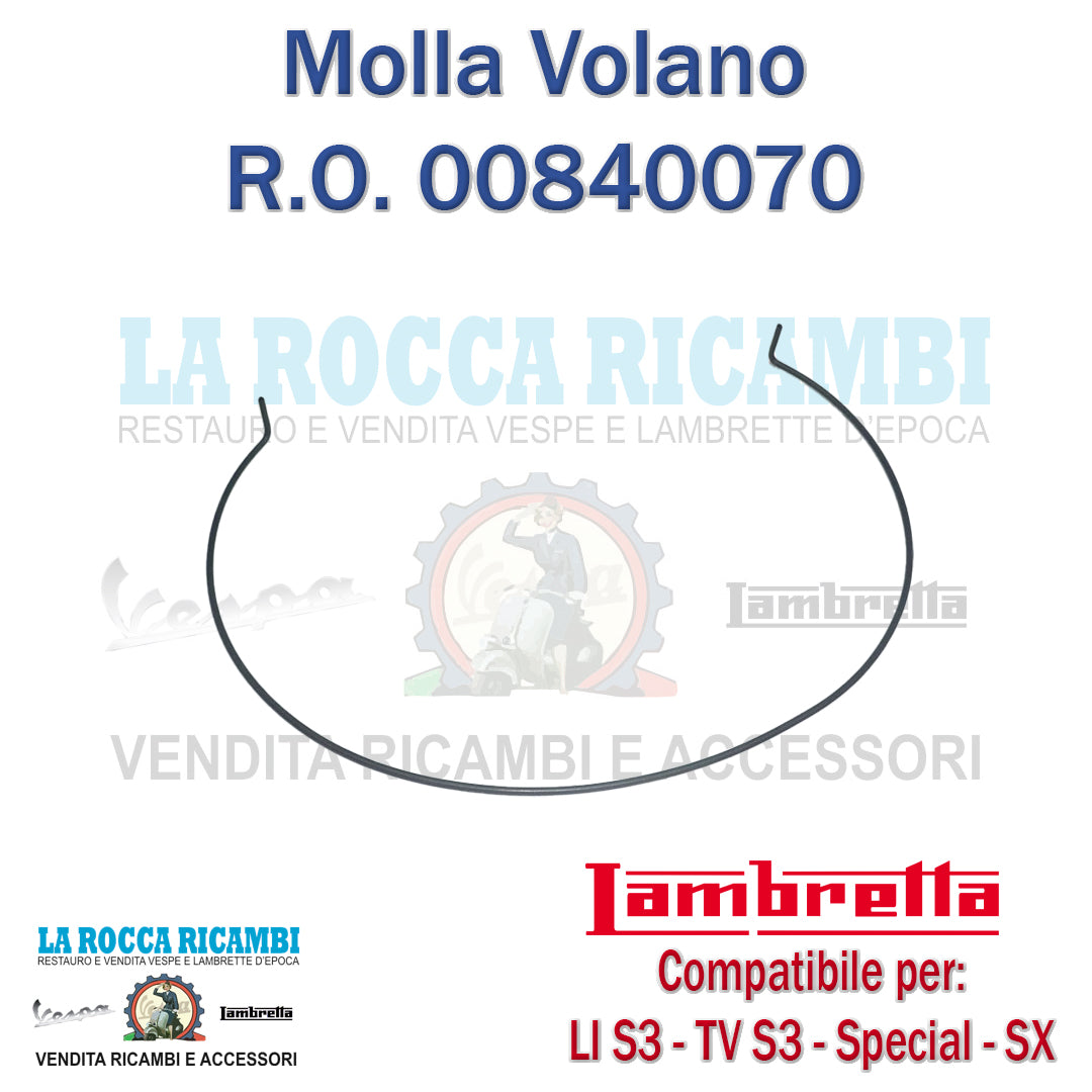 Molla Coperchio Volano Lambretta LI Serie 3 - TV Serie 3 - SX - SPECIAL - DL Dal 1962 AL 1970