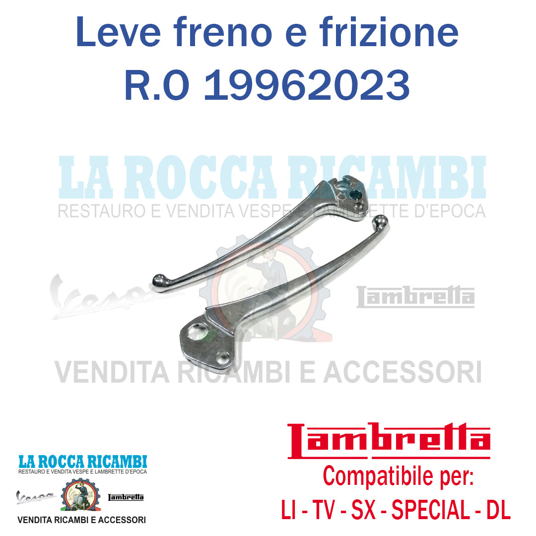 Leve Manubrio Freno e Frizione Lambretta Lambretta LI Serie 3 - TV Serie 3 - SPECIAL - SX - DL Dal 1962 AL 1970