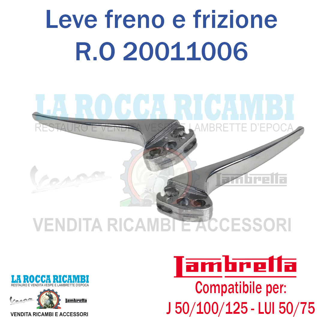 Leve Manubrio Freno e Frizione Lambretta Lambretta J 50/100/125 - LUI 50/75
