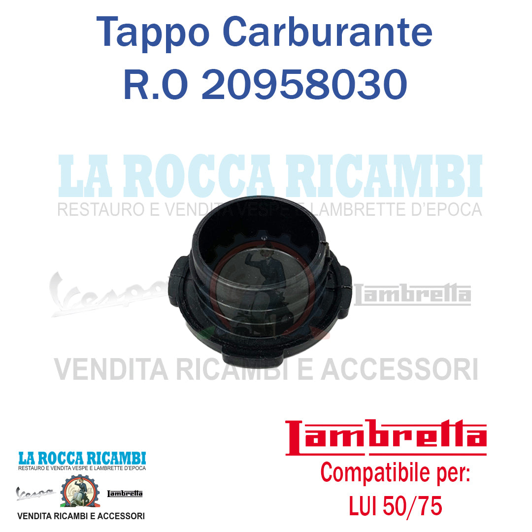 Tappo Carburante Serbatoio Lambretta LUI 50/75 Dal 1968
