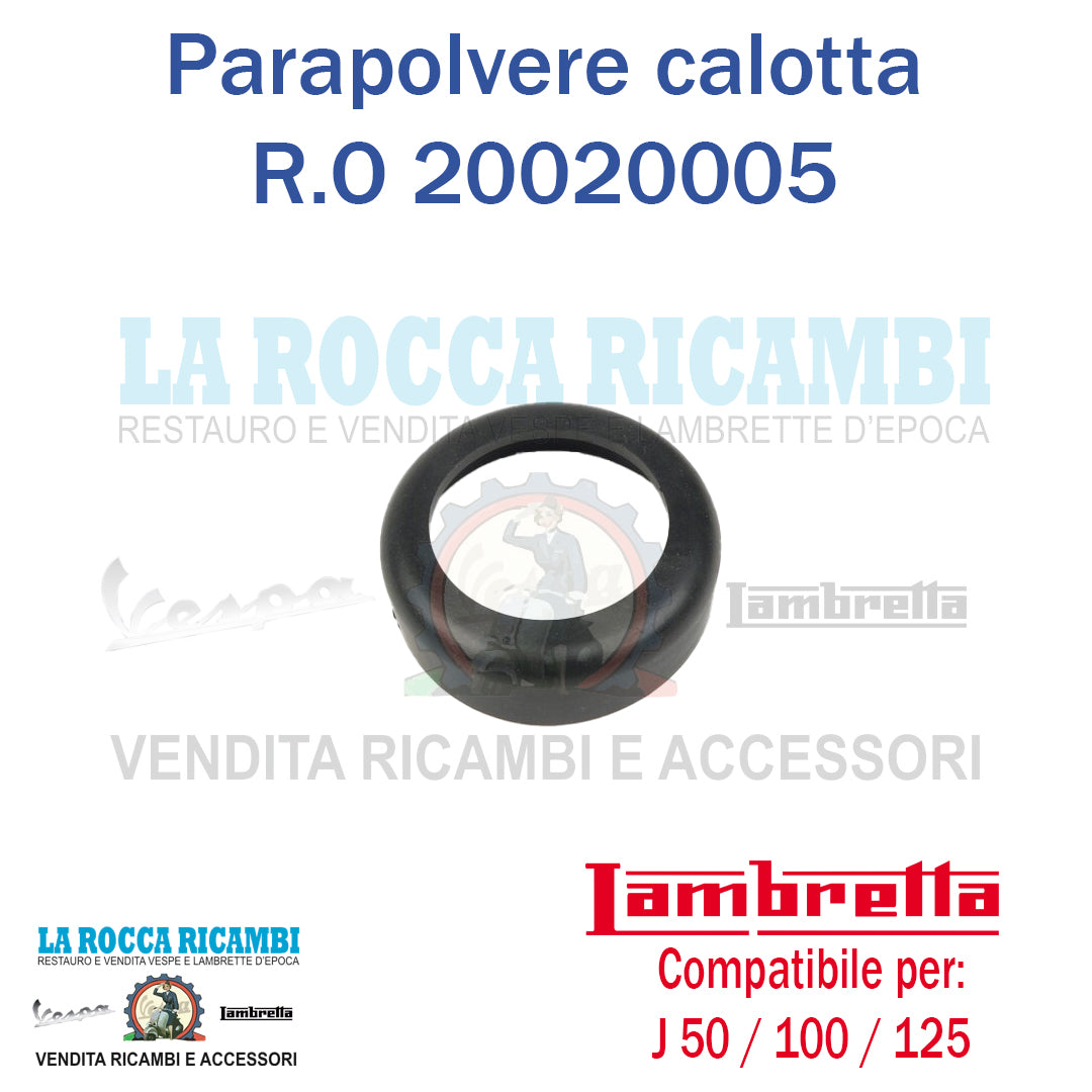 Parapolvere Protezione Calotta Forcella Lambretta J 50 / 100 / 125