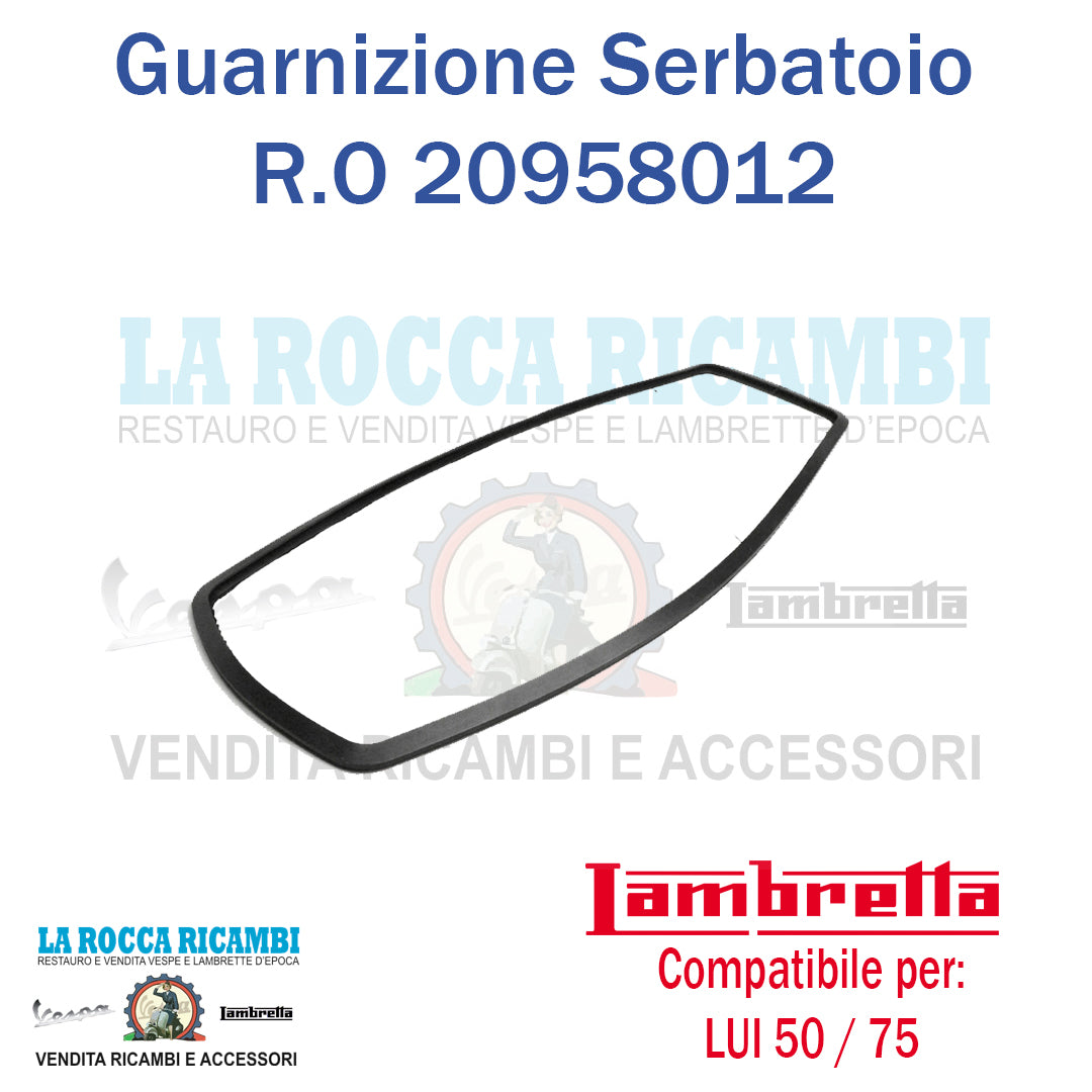 Guarnizione Perimetrale Serbatoio Lambretta LUI 50 / 75