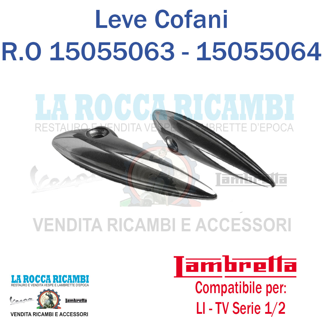 Leve Chiusura Cofani Lambretta LI - TV Serie 1/2