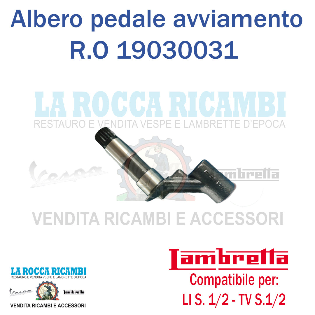 Alberino Messa In Moto Avviamento Lambretta LI Serie 1/2 - TV Serie 1/2