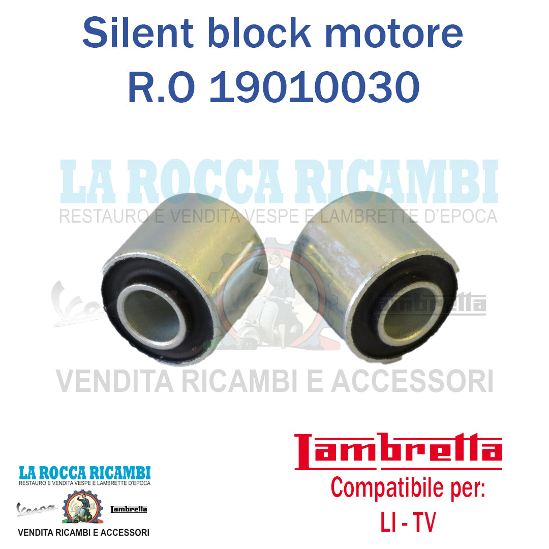 Silent Block Oscillazione Motore Lambretta LI / TV Dal 1958 Al 1963