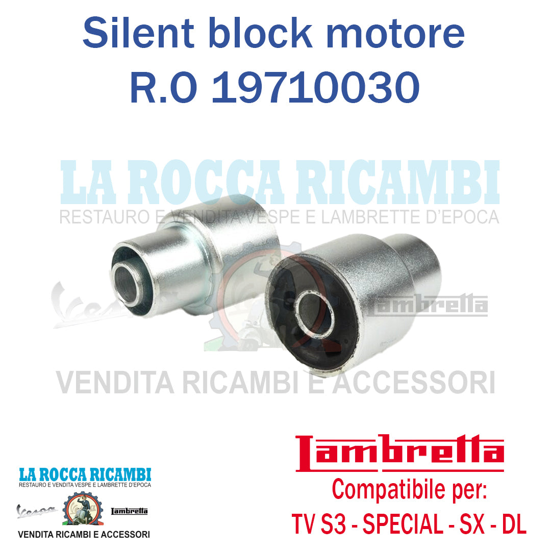 Silent Block Oscillazione Motore Lambretta TV - SPECIAL - SX - DL Dal 1963 Al 1970