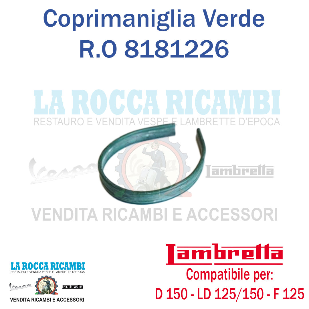 Coprimaniglia Verde sella Lambretta D 150 - LD 125/150 - F 125 Dal 1954 Al 1956