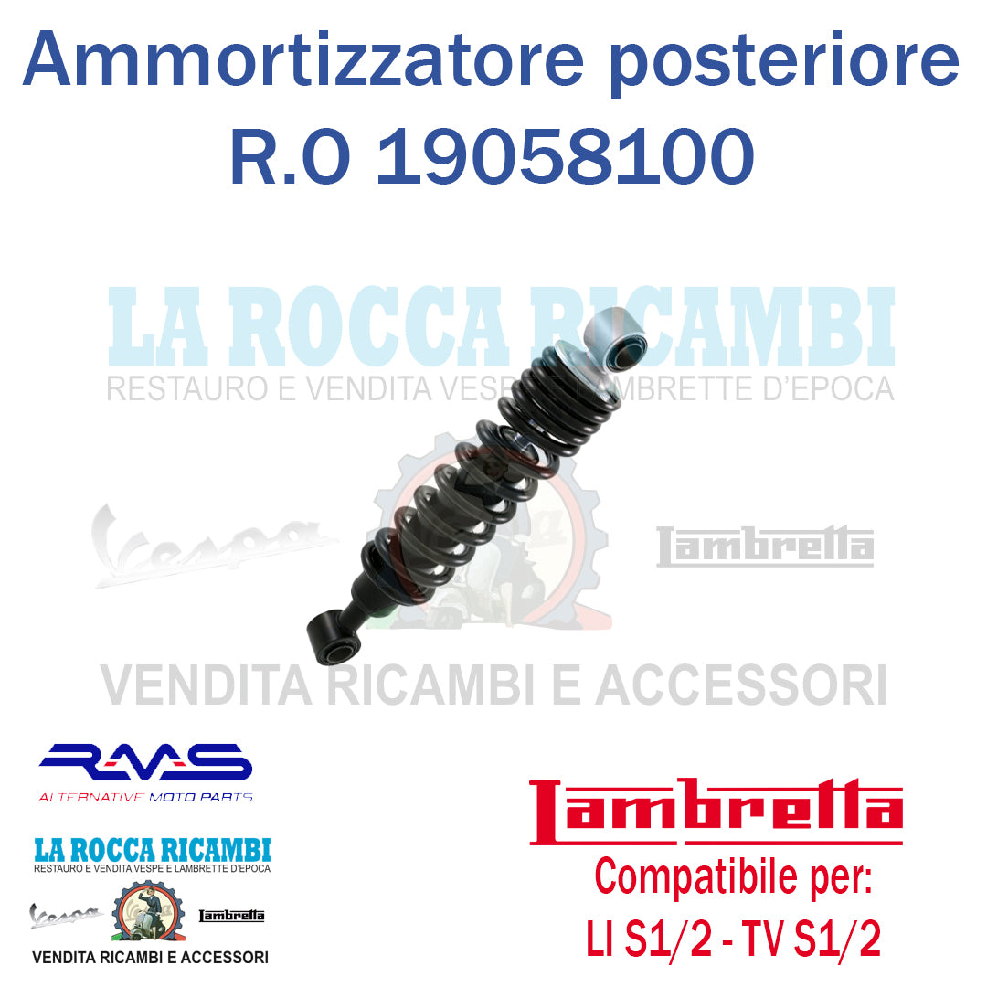Ammortizzatore Posteriore Lambretta LI 125/150 Serie 1/2 - TV 175 Serie 1/2