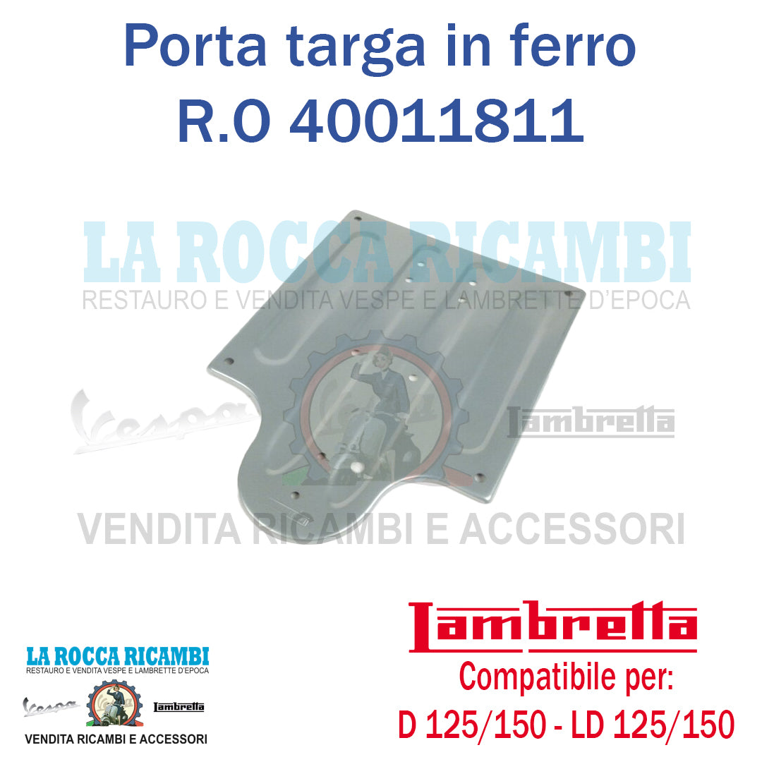 Portatarga Lambretta D 125/150 - LD 125/150