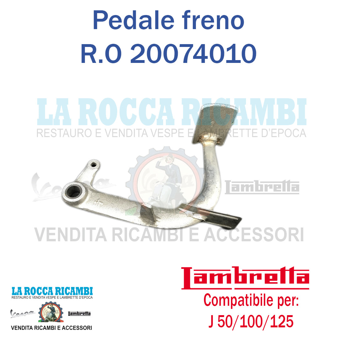 Pedale Freno Lambretta J 50/100/125