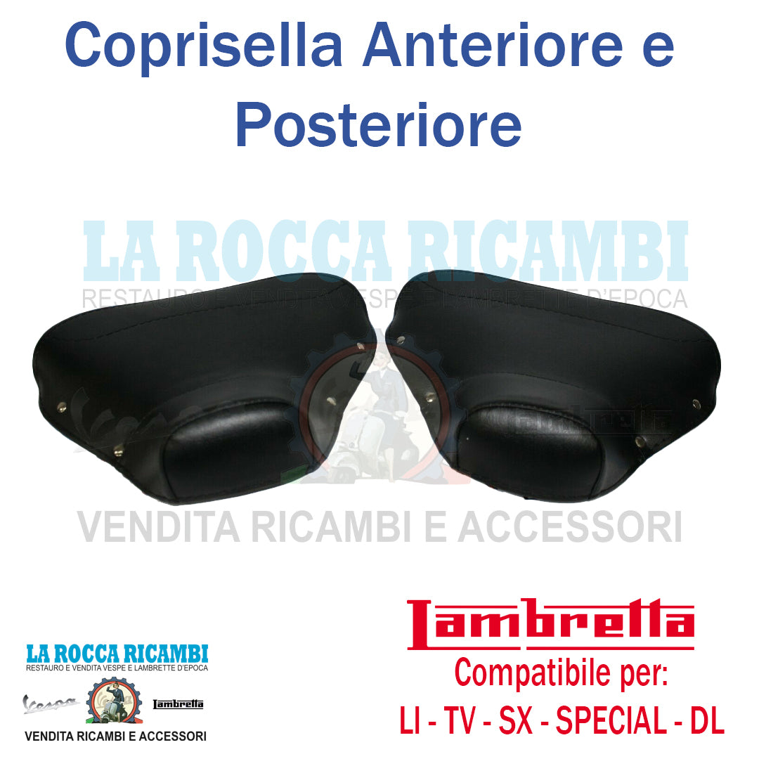 Coprisella Anteriore e Posteriore Lambretta LI 125/150 - TV 175 (Colore Nero)